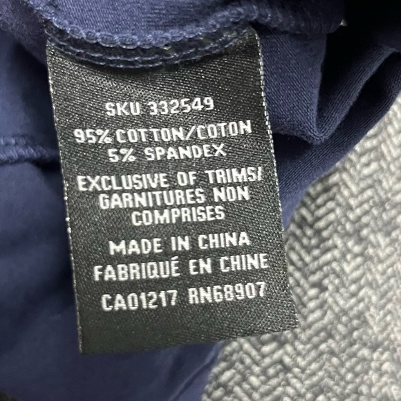 NWT Le Chateau cotton navy dress size M - Picture 5 of 6